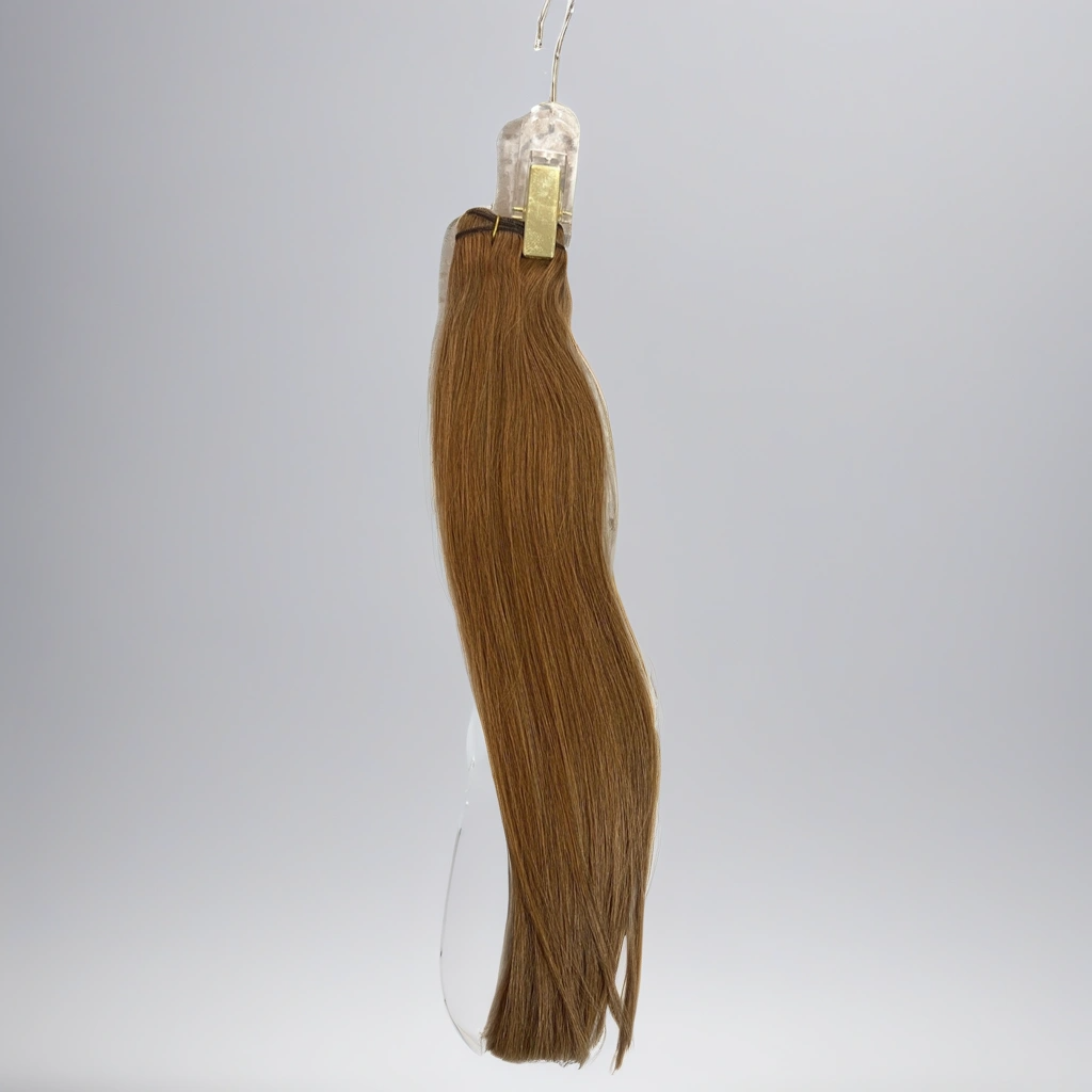 Human Hair Straight Hairband 100g, color Blond, 55 cm